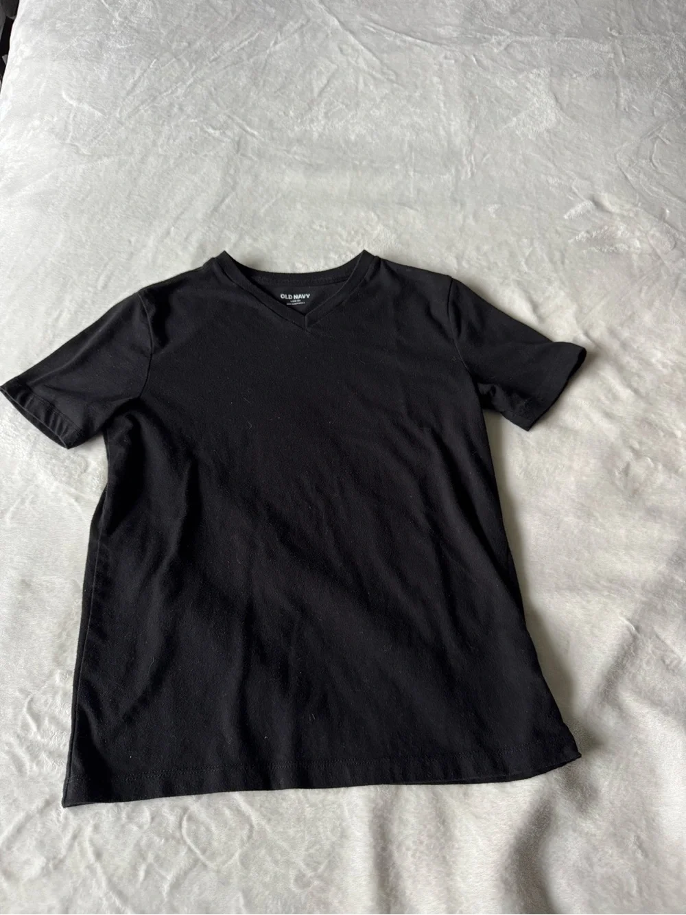 Old Navy Black V-Neck Short Sleeve Tee
